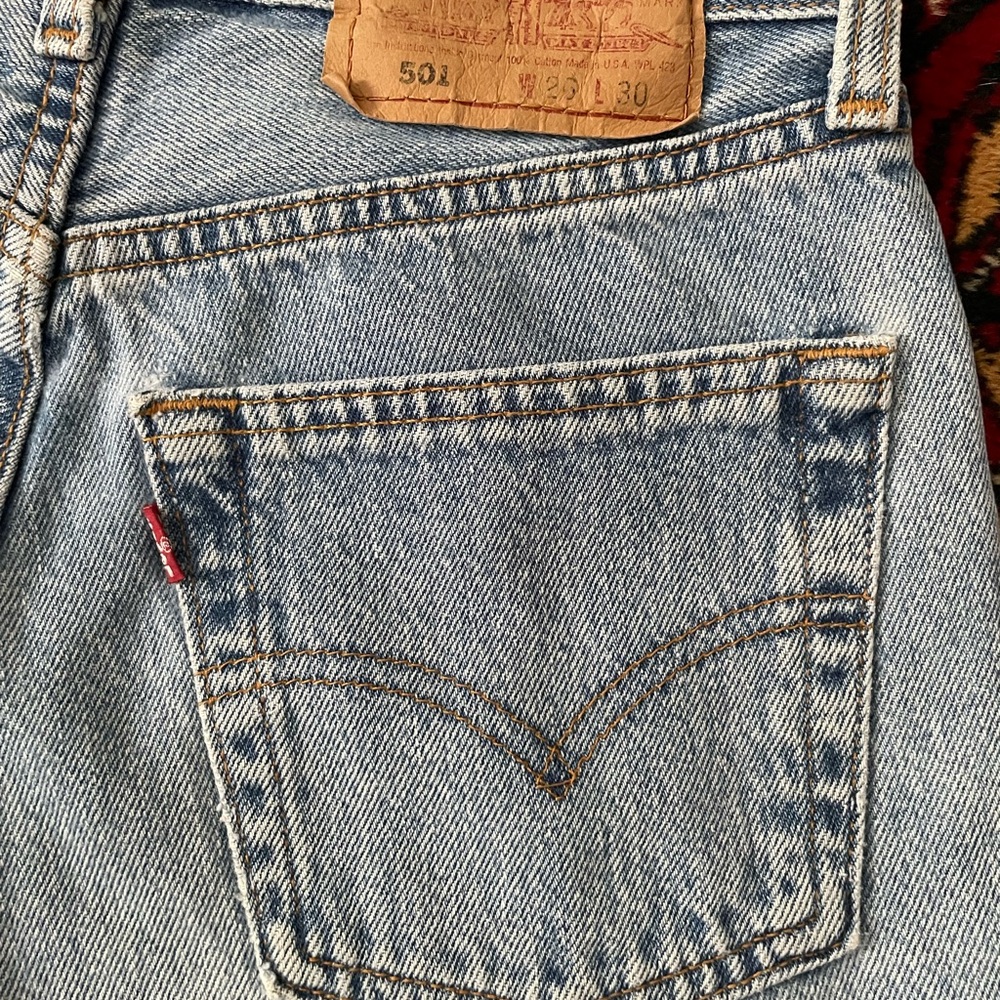 Vintage Levi’s 501 USA made denim jeans